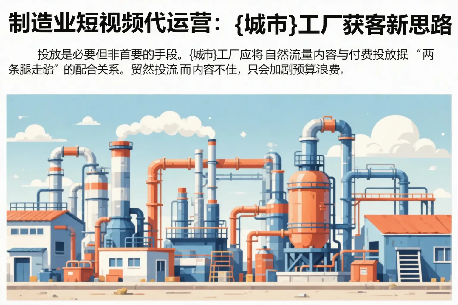 制造业短视频代运营:华蓥工厂获客新思路